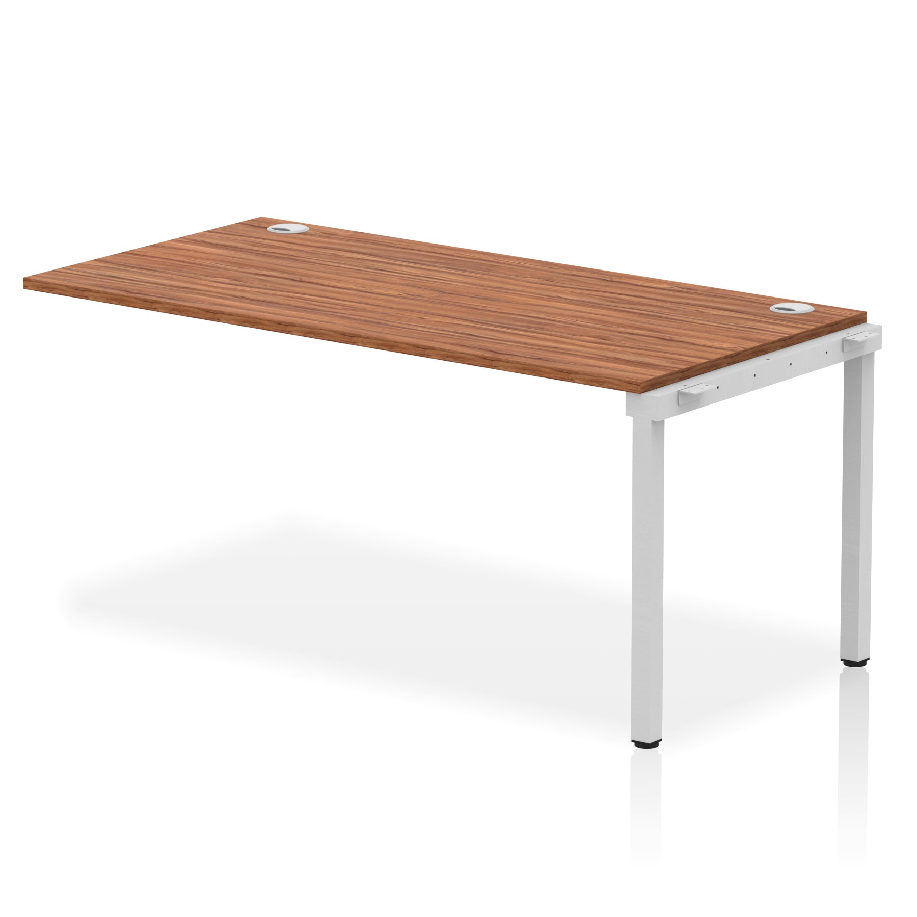 Impulse Single Row Bench Desk Extension Kit, 1200-1800mm, Multiple Desktop & Frame Colours, MFC, Self-Assembly, 10 Year Warranty