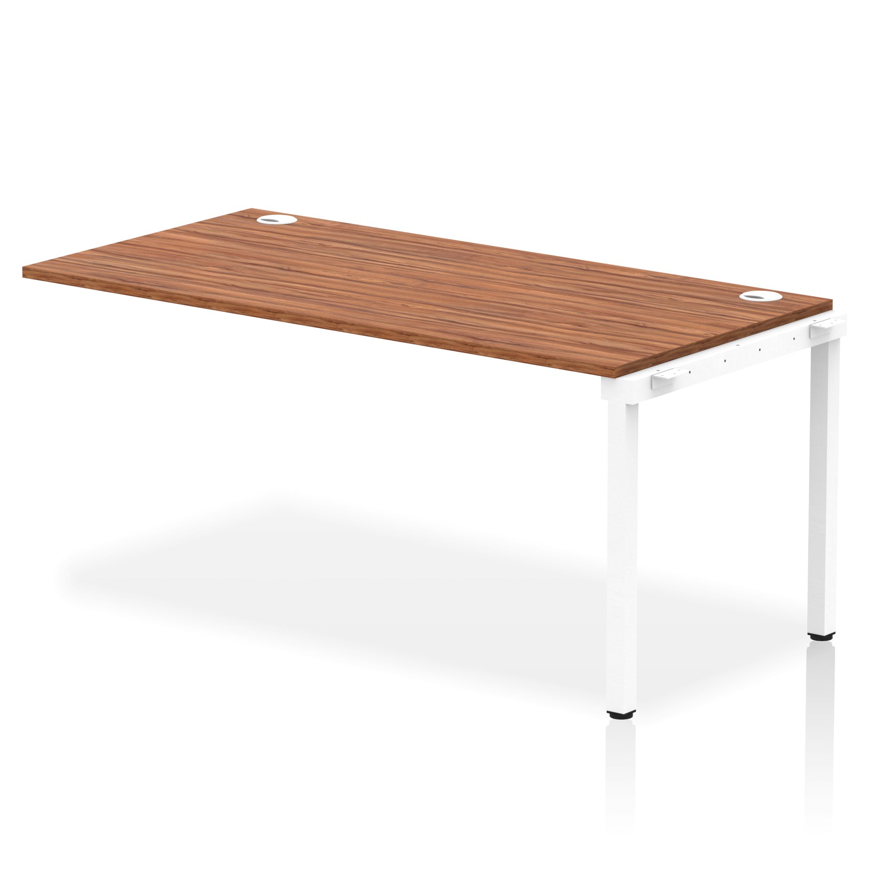 Impulse Single Row Bench Desk Extension Kit, 1200-1800mm, Multiple Desktop & Frame Colours, MFC, Self-Assembly, 10 Year Warranty