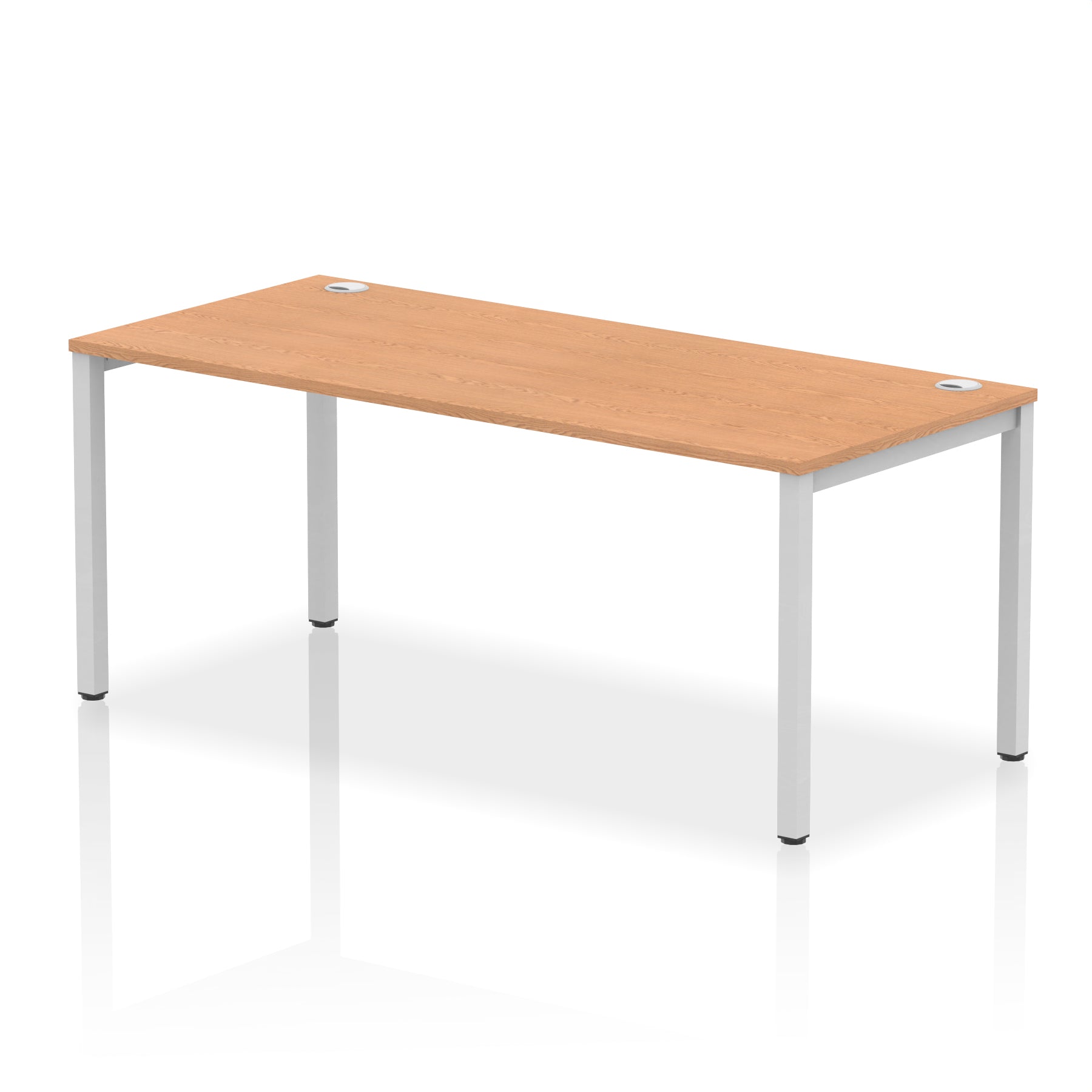Impulse Single Starter Bench Desk – Office Workstation, 1200–1800mm Width, Multiple Top & Frame Colours, Durable MFC, Self-Assembly, 10 Year Warranty
