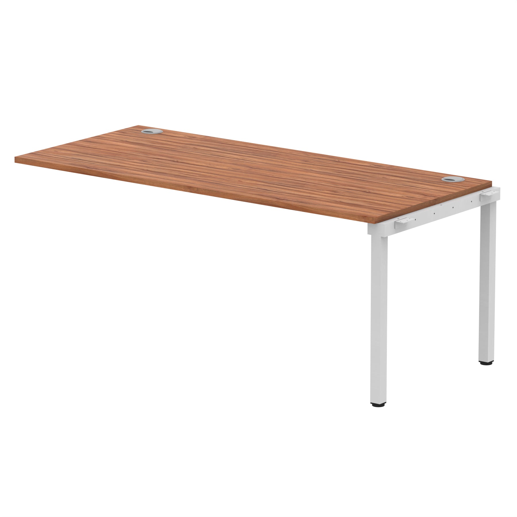 Impulse Single Row Bench Desk Extension Kit, 1200-1800mm, Multiple Desktop & Frame Colours, MFC, Self-Assembly, 10 Year Warranty