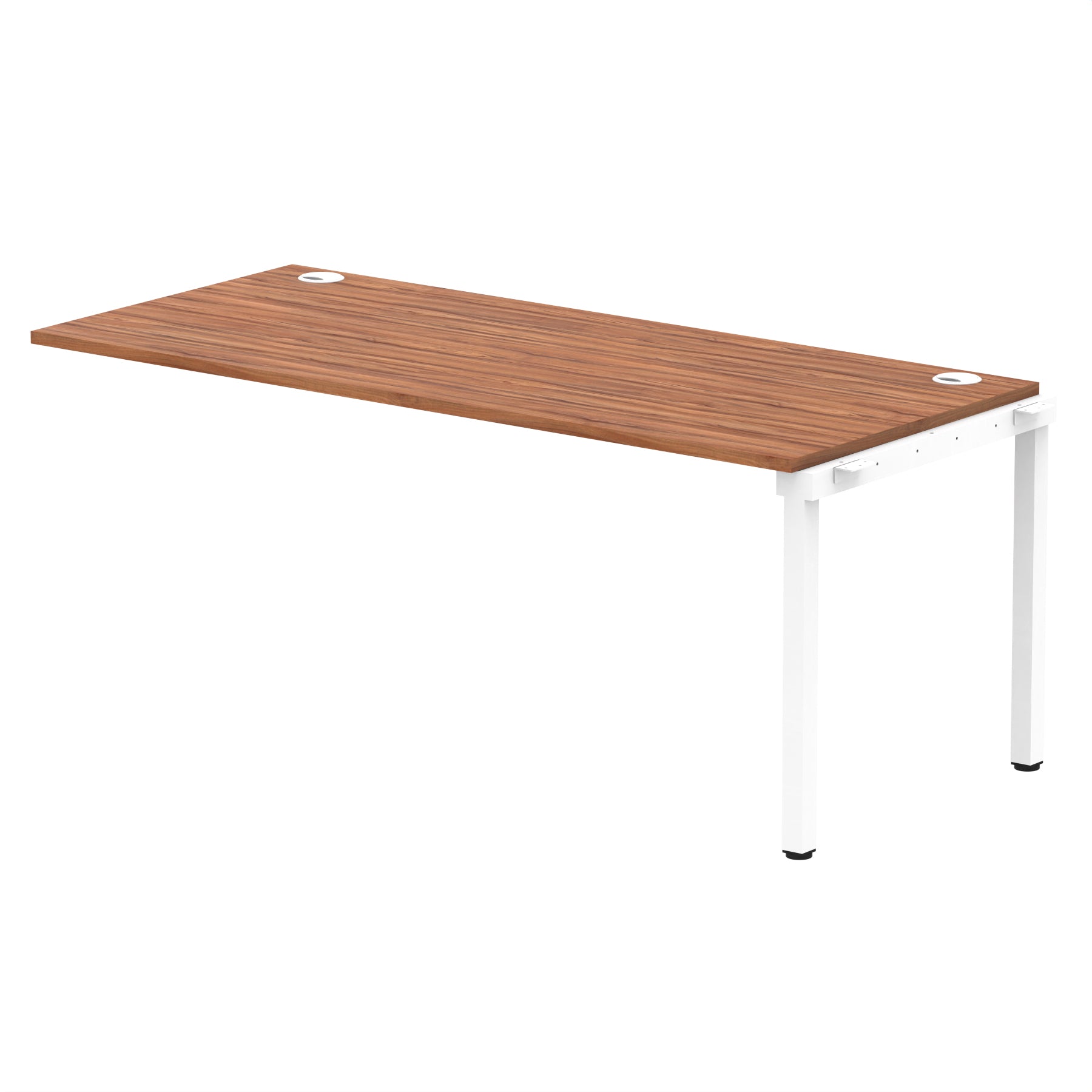 Impulse Single Row Bench Desk Extension Kit, 1200-1800mm, Multiple Desktop & Frame Colours, MFC, Self-Assembly, 10 Year Warranty