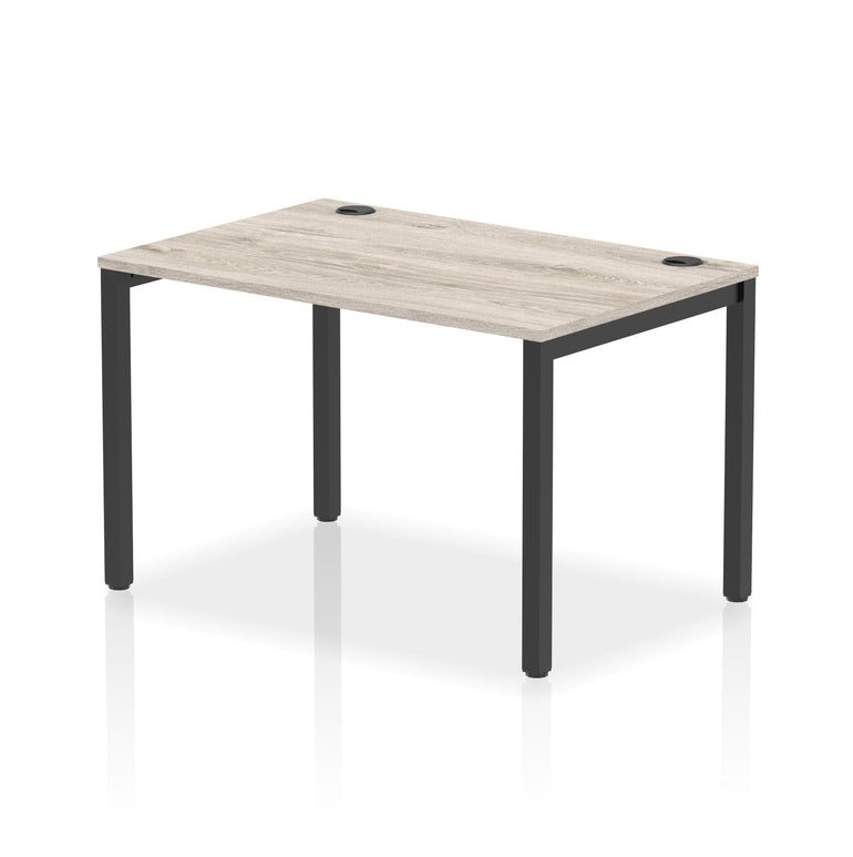 Impulse Single Starter Bench Desk – Office Workstation, 1200–1800mm Width, Multiple Top & Frame Colours, Durable MFC, Self-Assembly, 10 Year Warranty