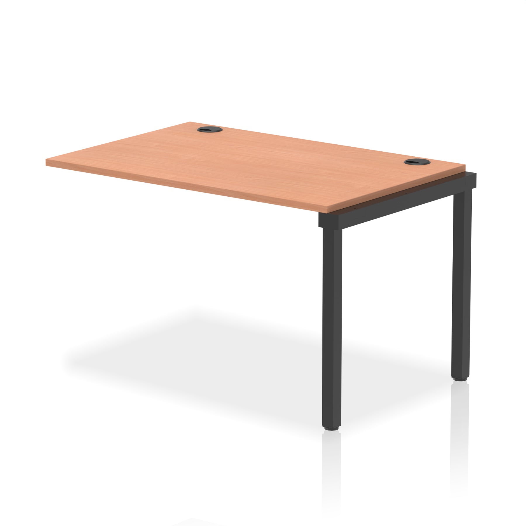 Impulse Single Row Bench Desk Extension Kit, 1200-1800mm, Multiple Desktop & Frame Colours, MFC, Self-Assembly, 10 Year Warranty