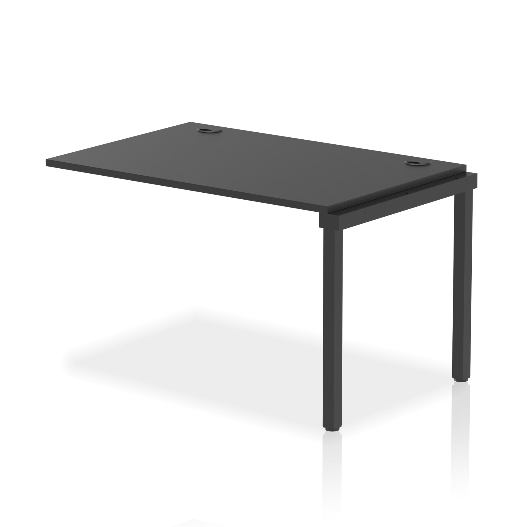 Impulse Single Row Bench Desk Extension Kit, 1200-1800mm, Multiple Desktop & Frame Colours, MFC, Self-Assembly, 10 Year Warranty