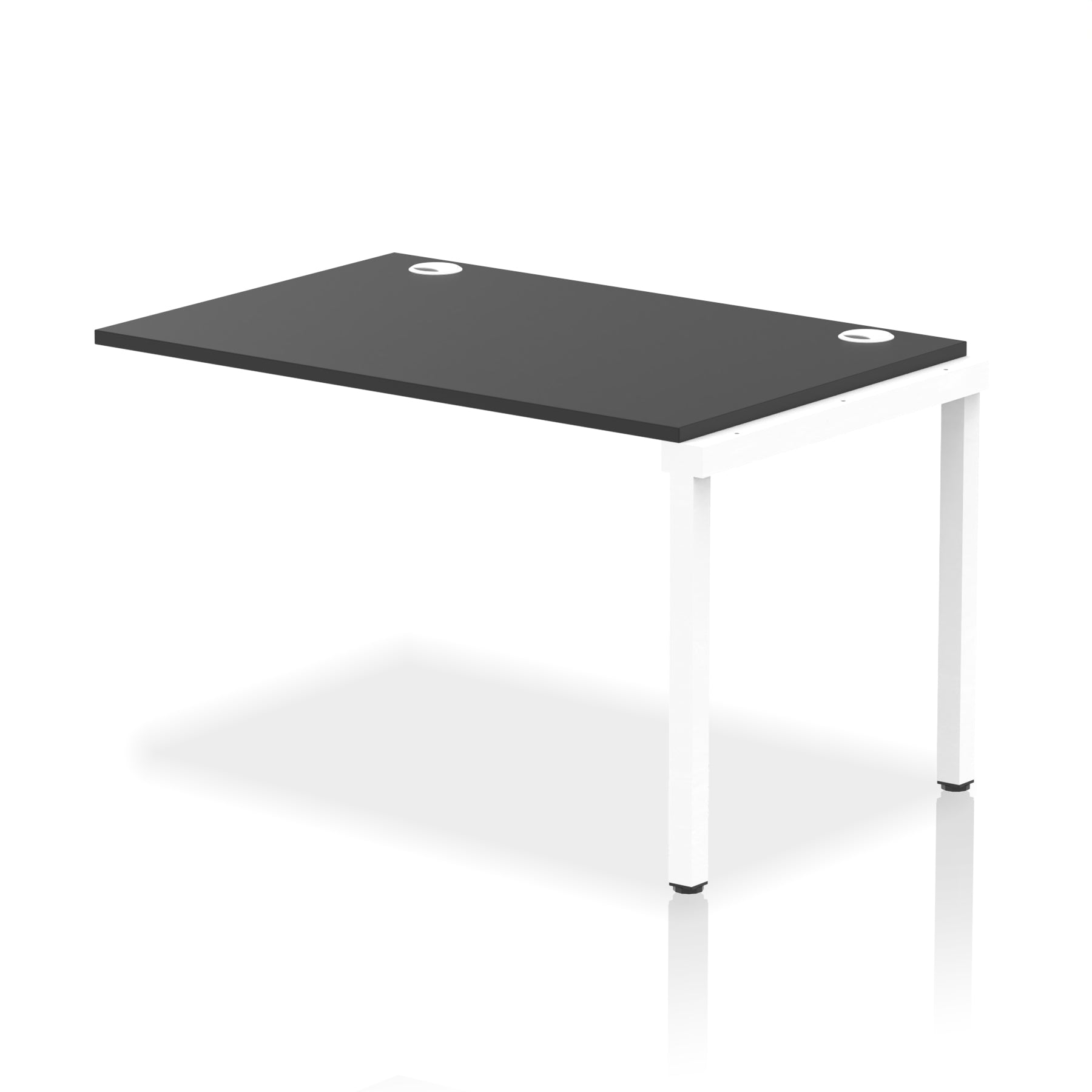Impulse Single Row Bench Desk Extension Kit, 1200-1800mm, Multiple Desktop & Frame Colours, MFC, Self-Assembly, 10 Year Warranty