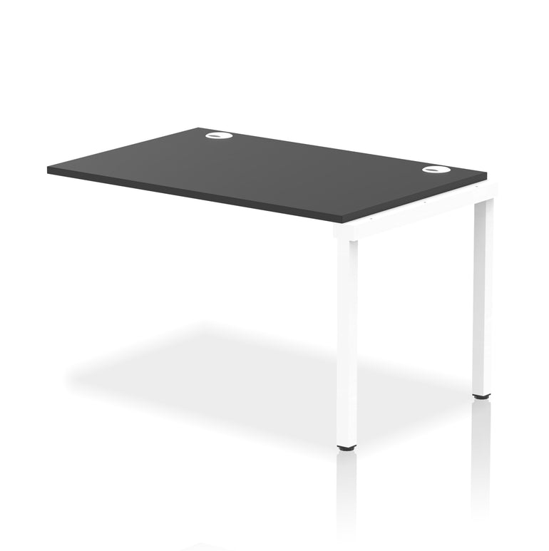 Impulse Single Row Bench Desk Extension Kit, 1200-1800mm, Multiple Desktop & Frame Colours, MFC, Self-Assembly, 10 Year Warranty