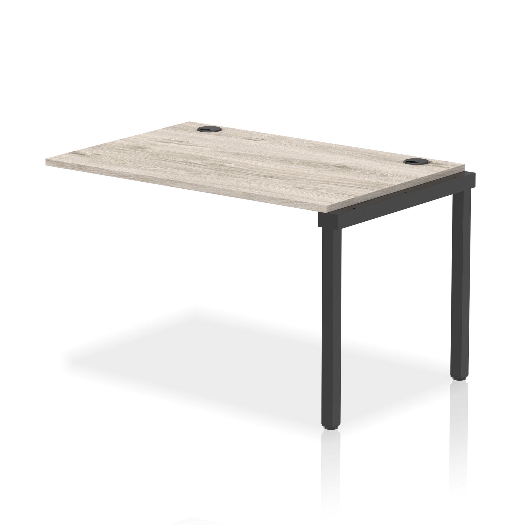 Impulse Single Row Bench Desk Extension Kit, 1200-1800mm, Multiple Desktop & Frame Colours, MFC, Self-Assembly, 10 Year Warranty