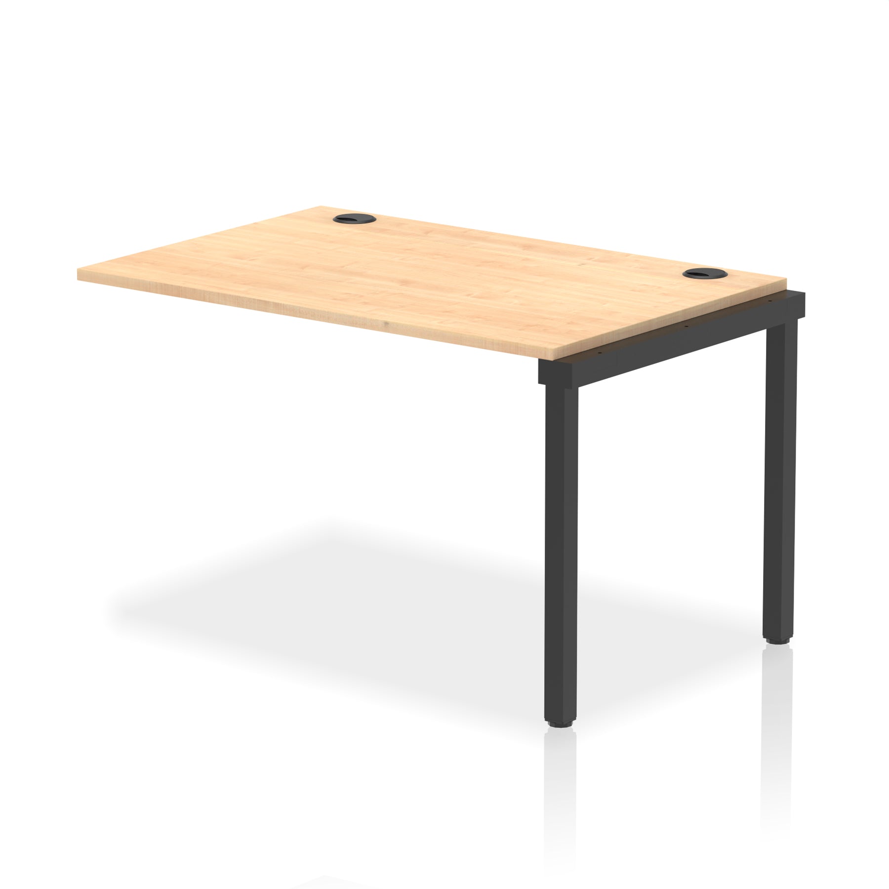 Impulse Single Row Bench Desk Extension Kit, 1200-1800mm, Multiple Desktop & Frame Colours, MFC, Self-Assembly, 10 Year Warranty