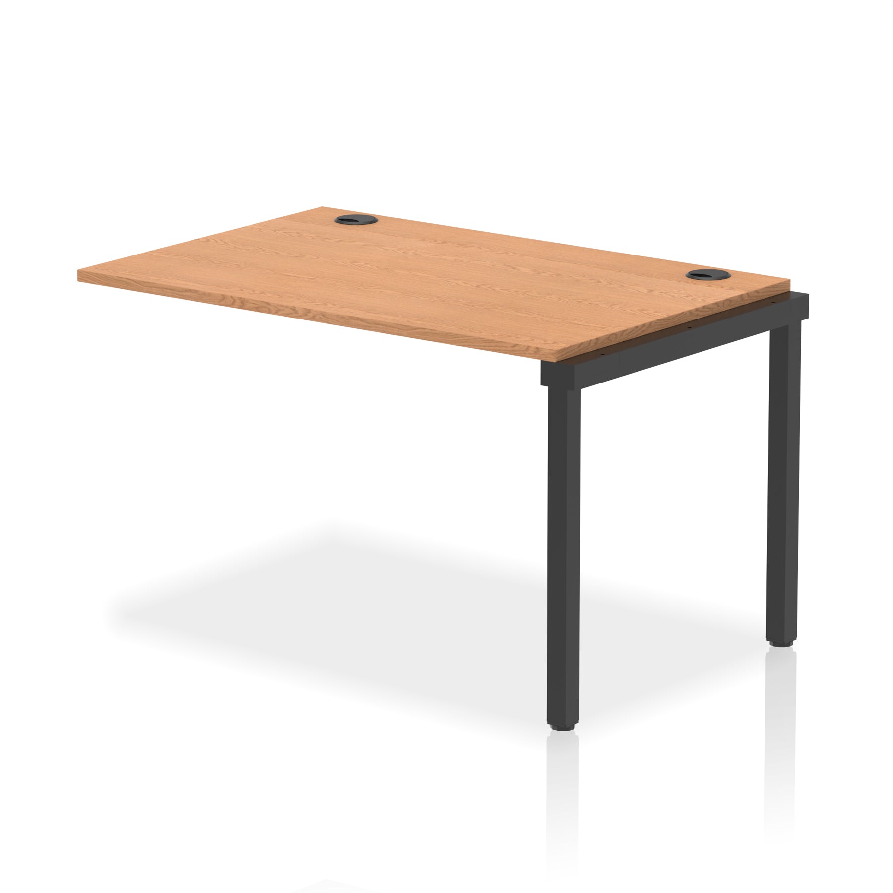 Impulse Single Row Bench Desk Extension Kit, 1200-1800mm, Multiple Desktop & Frame Colours, MFC, Self-Assembly, 10 Year Warranty