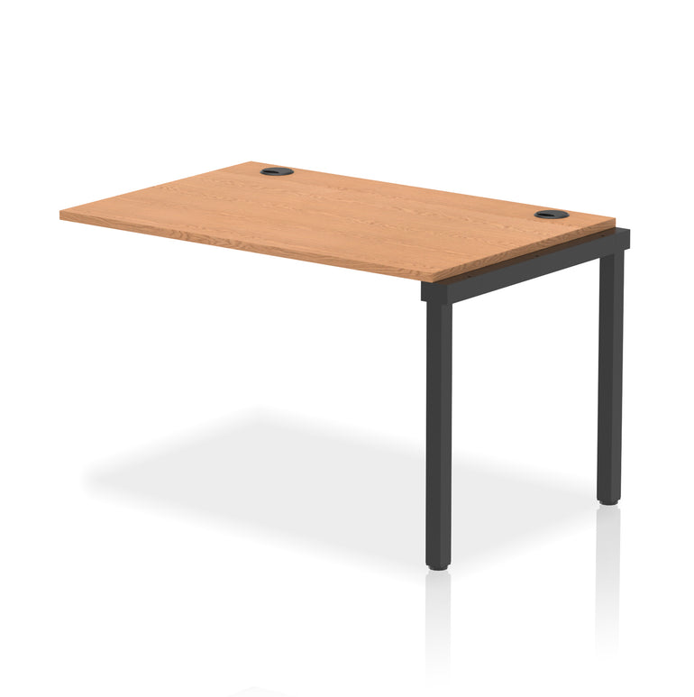 Impulse Single Row Bench Desk Extension Kit, 1200-1800mm, Multiple Desktop & Frame Colours, MFC, Self-Assembly, 10 Year Warranty