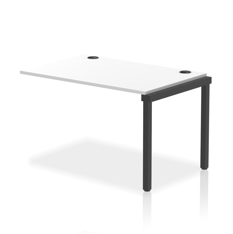 Impulse Single Row Bench Desk Extension Kit, 1200-1800mm, Multiple Desktop & Frame Colours, MFC, Self-Assembly, 10 Year Warranty