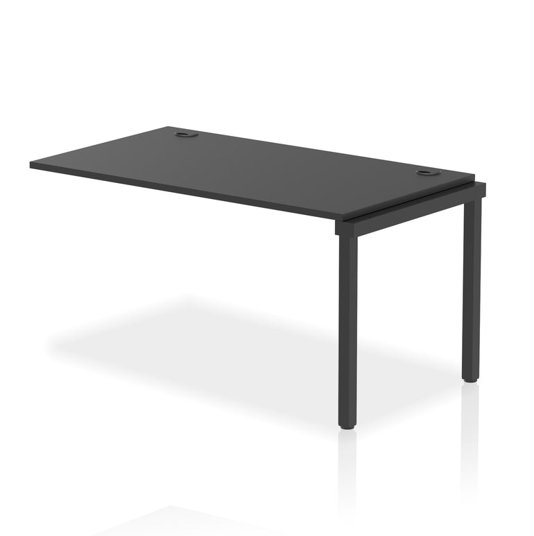Impulse Single Row Bench Desk Extension Kit, 1200-1800mm, Multiple Desktop & Frame Colours, MFC, Self-Assembly, 10 Year Warranty