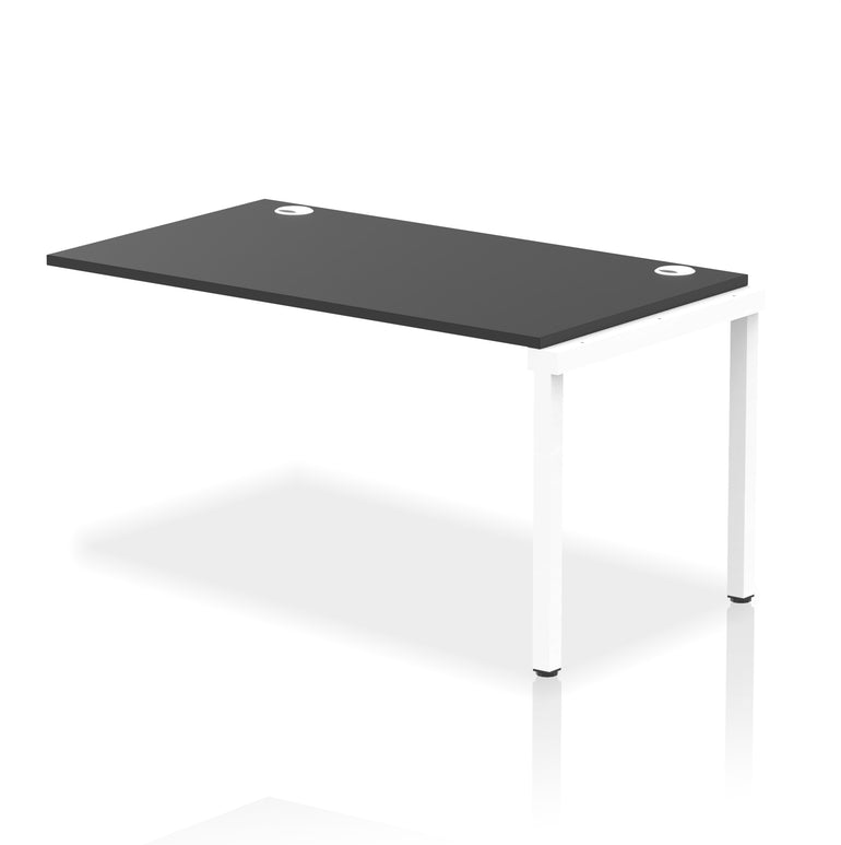 Impulse Single Row Bench Desk Extension Kit, 1200-1800mm, Multiple Desktop & Frame Colours, MFC, Self-Assembly, 10 Year Warranty