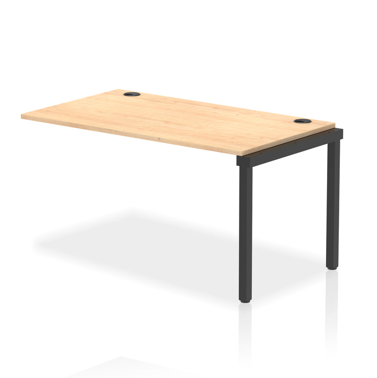 Impulse Single Row Bench Desk Extension Kit, 1200-1800mm, Multiple Desktop & Frame Colours, MFC, Self-Assembly, 10 Year Warranty