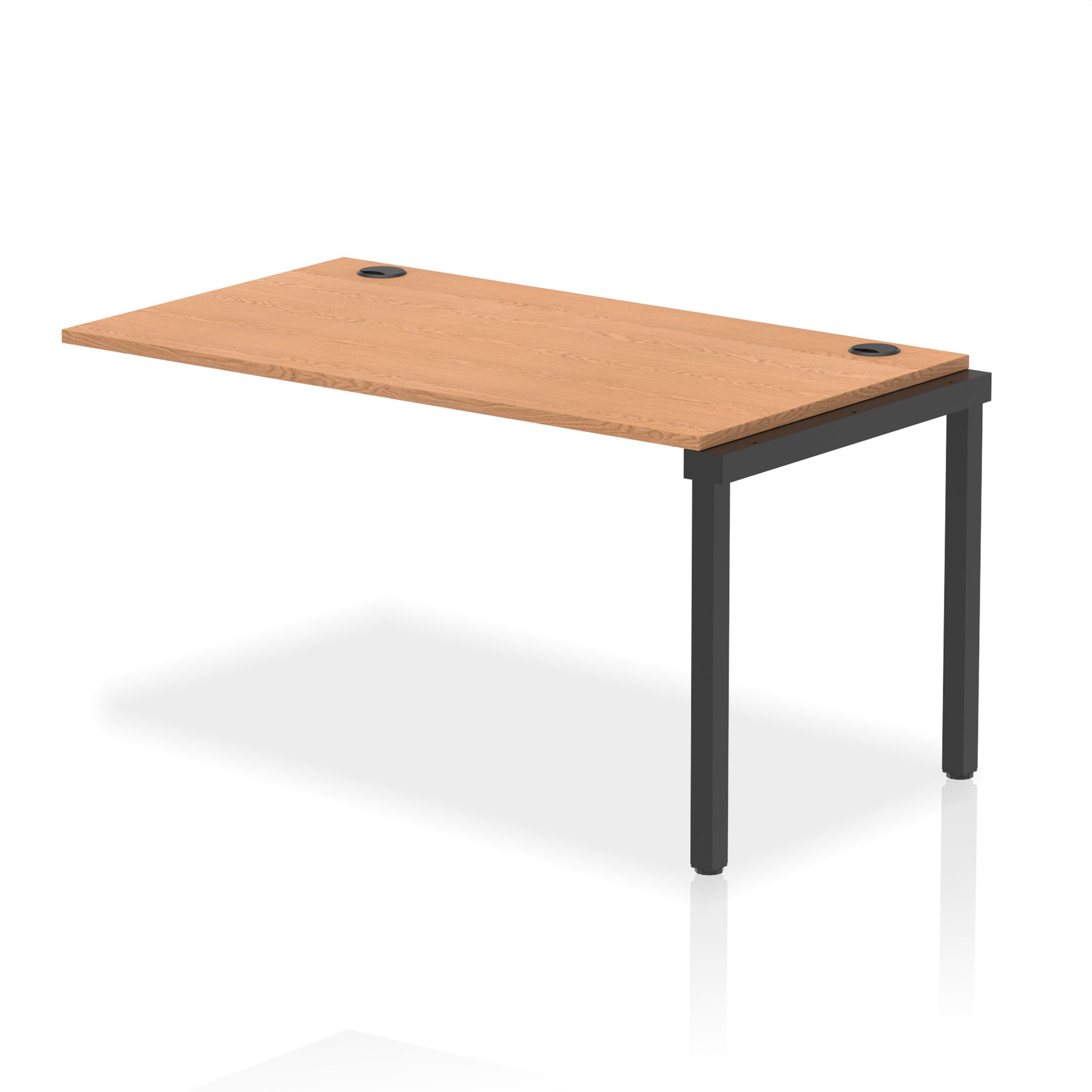 Impulse Single Row Bench Desk Extension Kit, 1200-1800mm, Multiple Desktop & Frame Colours, MFC, Self-Assembly, 10 Year Warranty
