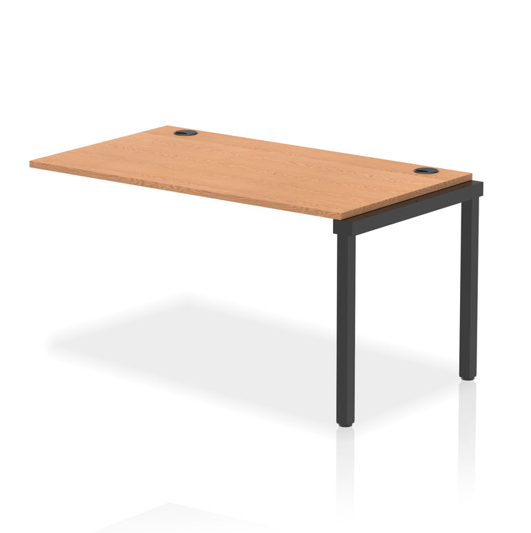 Impulse Single Row Bench Desk Extension Kit, 1200-1800mm, Multiple Desktop & Frame Colours, MFC, Self-Assembly, 10 Year Warranty