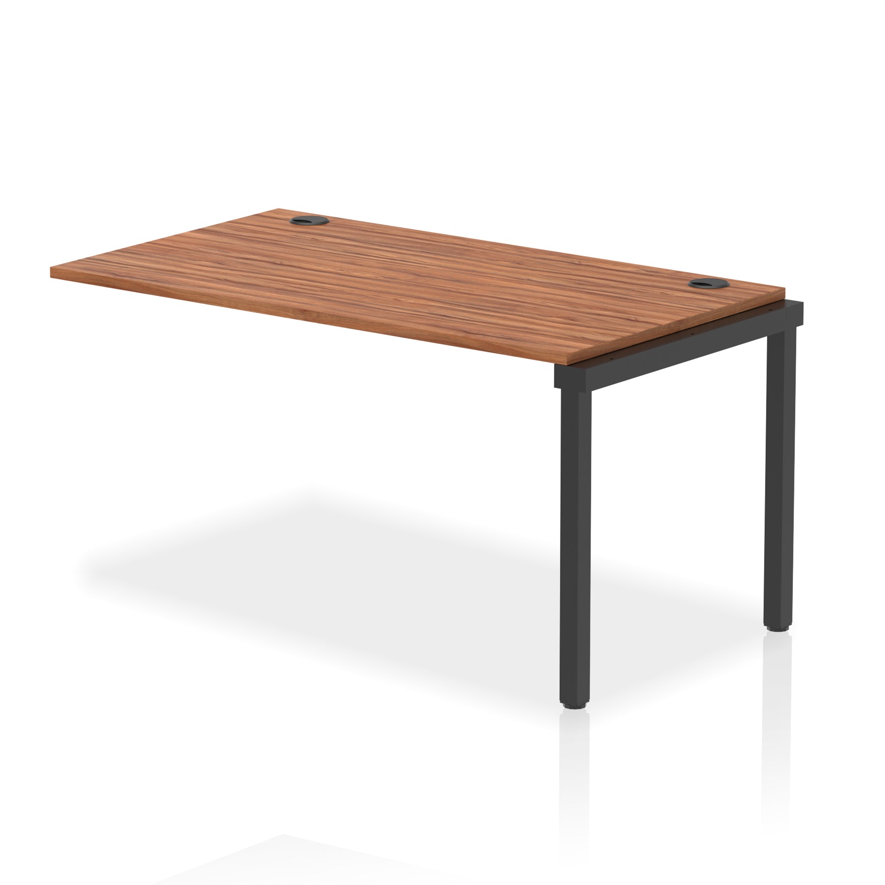 Impulse Single Row Bench Desk Extension Kit, 1200-1800mm, Multiple Desktop & Frame Colours, MFC, Self-Assembly, 10 Year Warranty