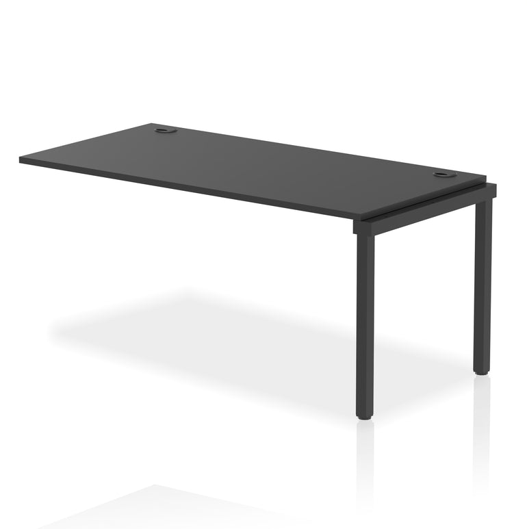 Impulse Single Row Bench Desk Extension Kit, 1200-1800mm, Multiple Desktop & Frame Colours, MFC, Self-Assembly, 10 Year Warranty