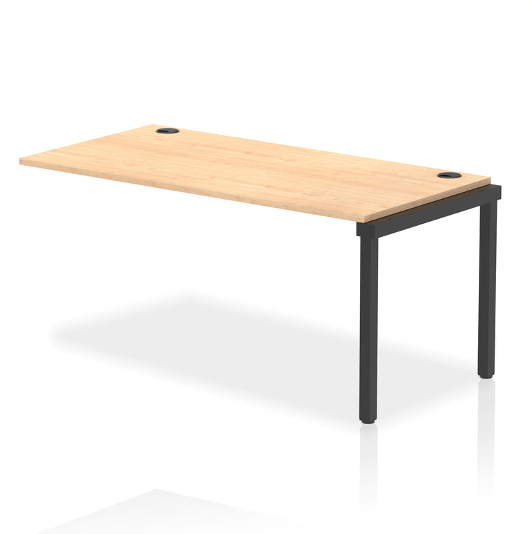 Impulse Single Row Bench Desk Extension Kit, 1200-1800mm, Multiple Desktop & Frame Colours, MFC, Self-Assembly, 10 Year Warranty
