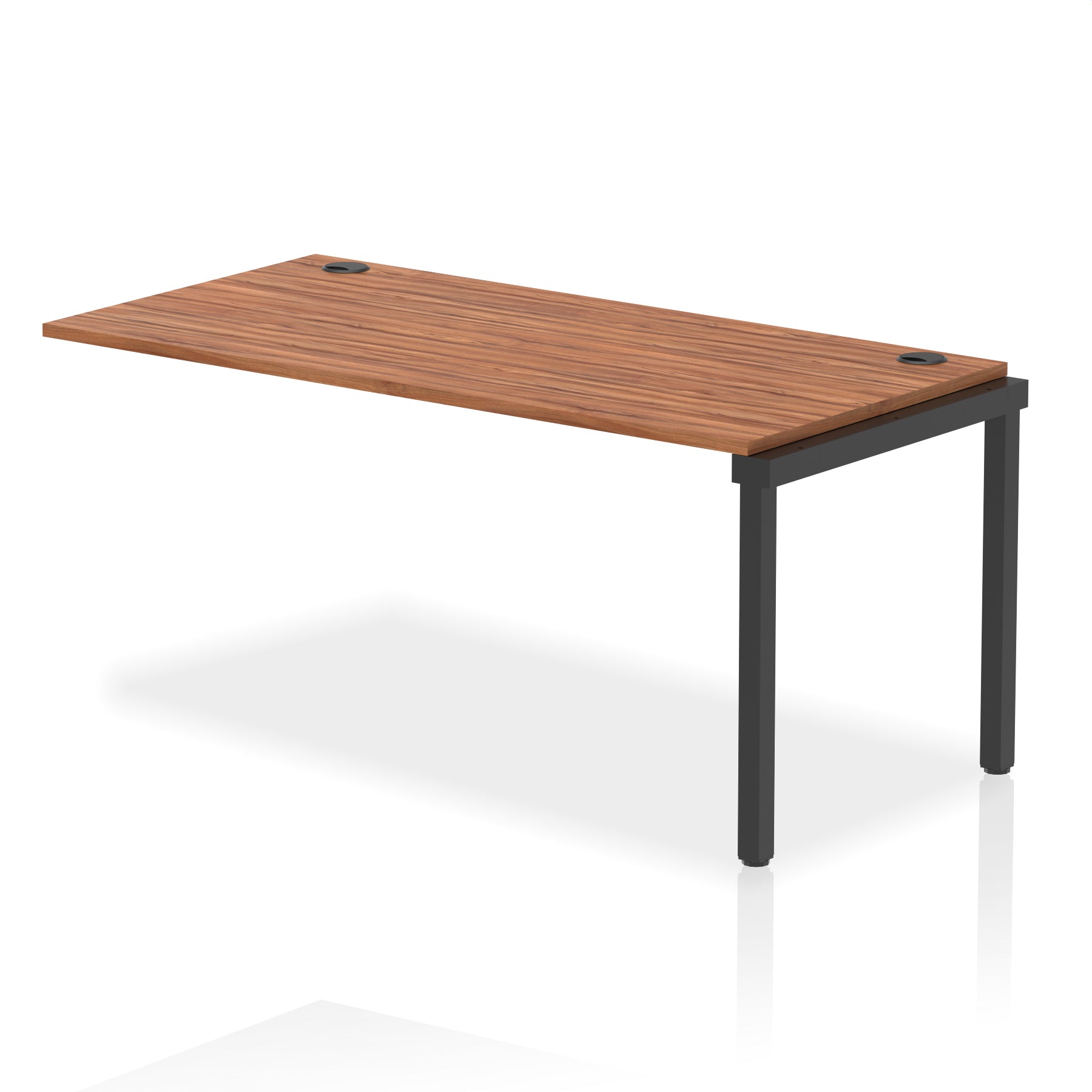 Impulse Single Row Bench Desk Extension Kit, 1200-1800mm, Multiple Desktop & Frame Colours, MFC, Self-Assembly, 10 Year Warranty