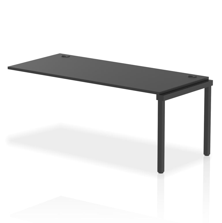 Impulse Single Row Bench Desk Extension Kit, 1200-1800mm, Multiple Desktop & Frame Colours, MFC, Self-Assembly, 10 Year Warranty