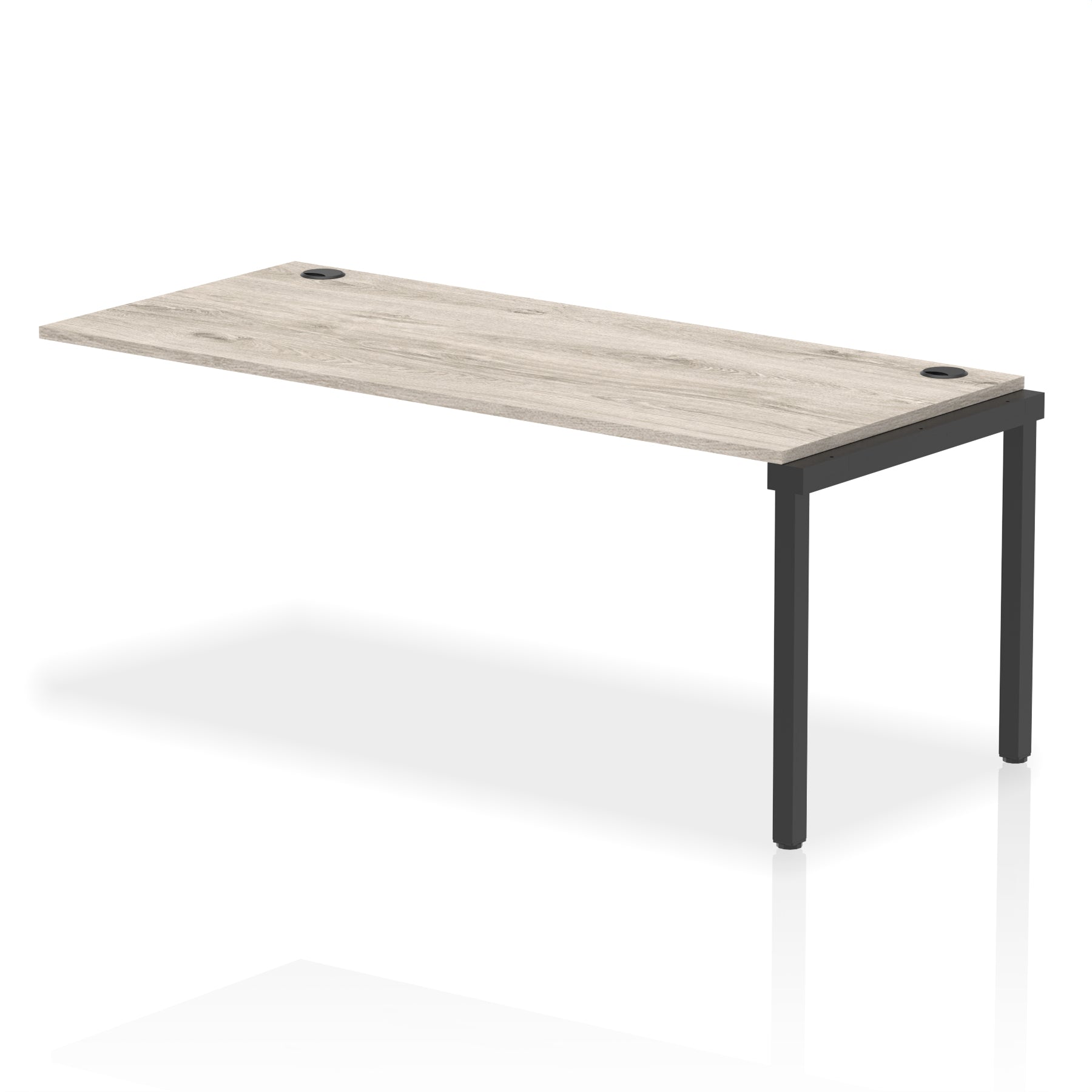 Impulse Single Row Bench Desk Extension Kit, 1200-1800mm, Multiple Desktop & Frame Colours, MFC, Self-Assembly, 10 Year Warranty