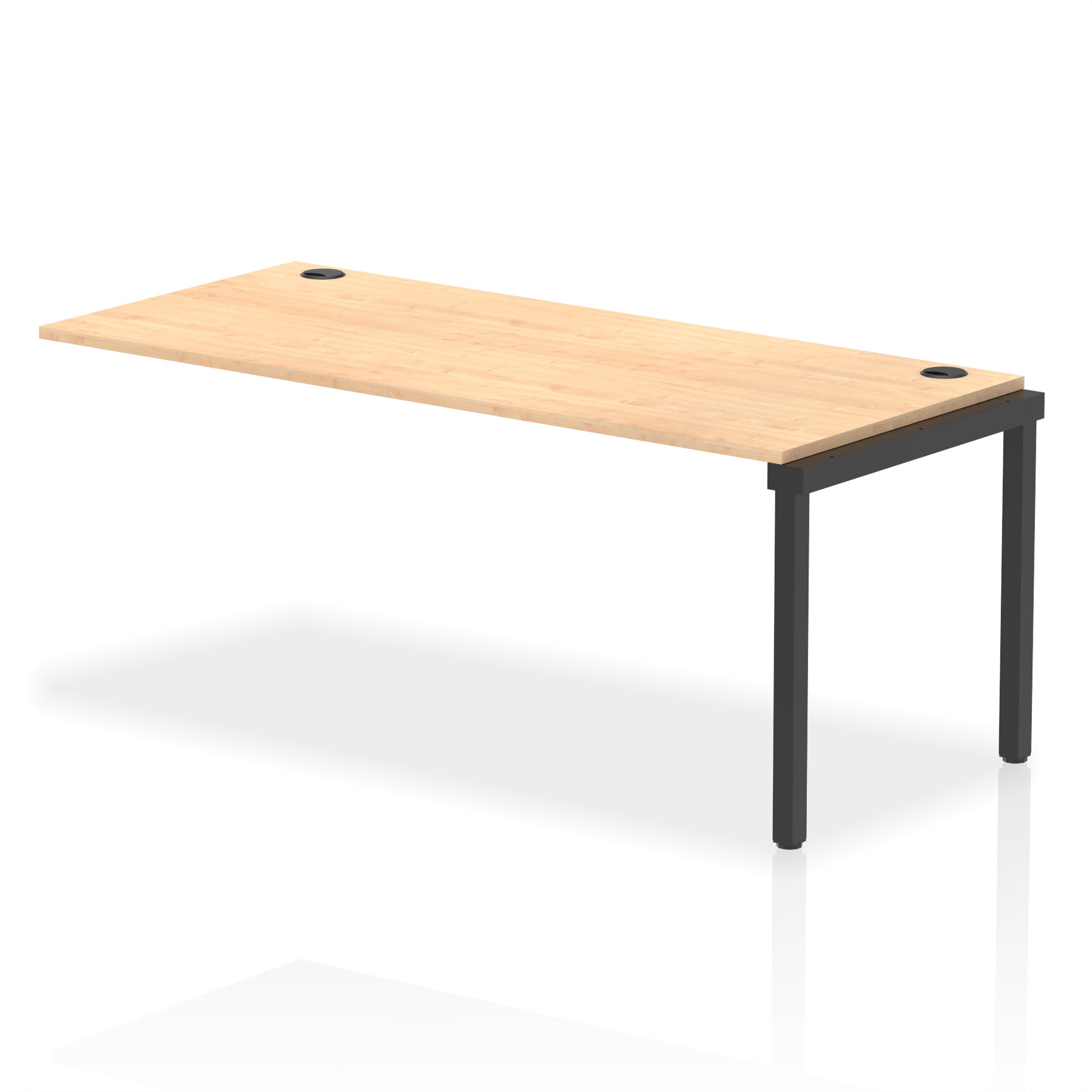 Impulse Single Row Bench Desk Extension Kit, 1200-1800mm, Multiple Desktop & Frame Colours, MFC, Self-Assembly, 10 Year Warranty