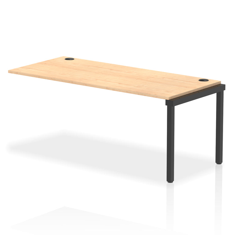 Impulse Single Row Bench Desk Extension Kit, 1200-1800mm, Multiple Desktop & Frame Colours, MFC, Self-Assembly, 10 Year Warranty
