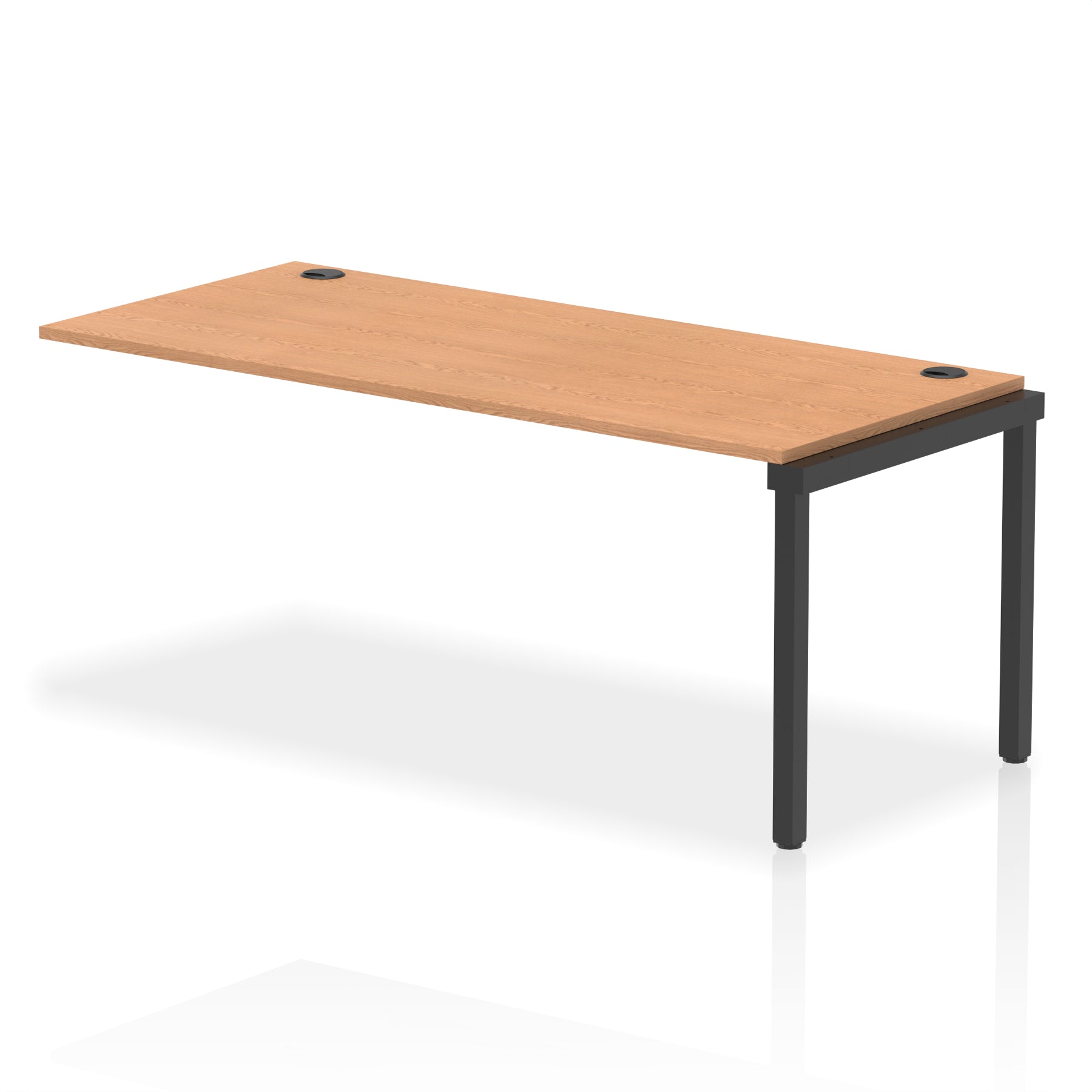 Impulse Single Row Bench Desk Extension Kit, 1200-1800mm, Multiple Desktop & Frame Colours, MFC, Self-Assembly, 10 Year Warranty