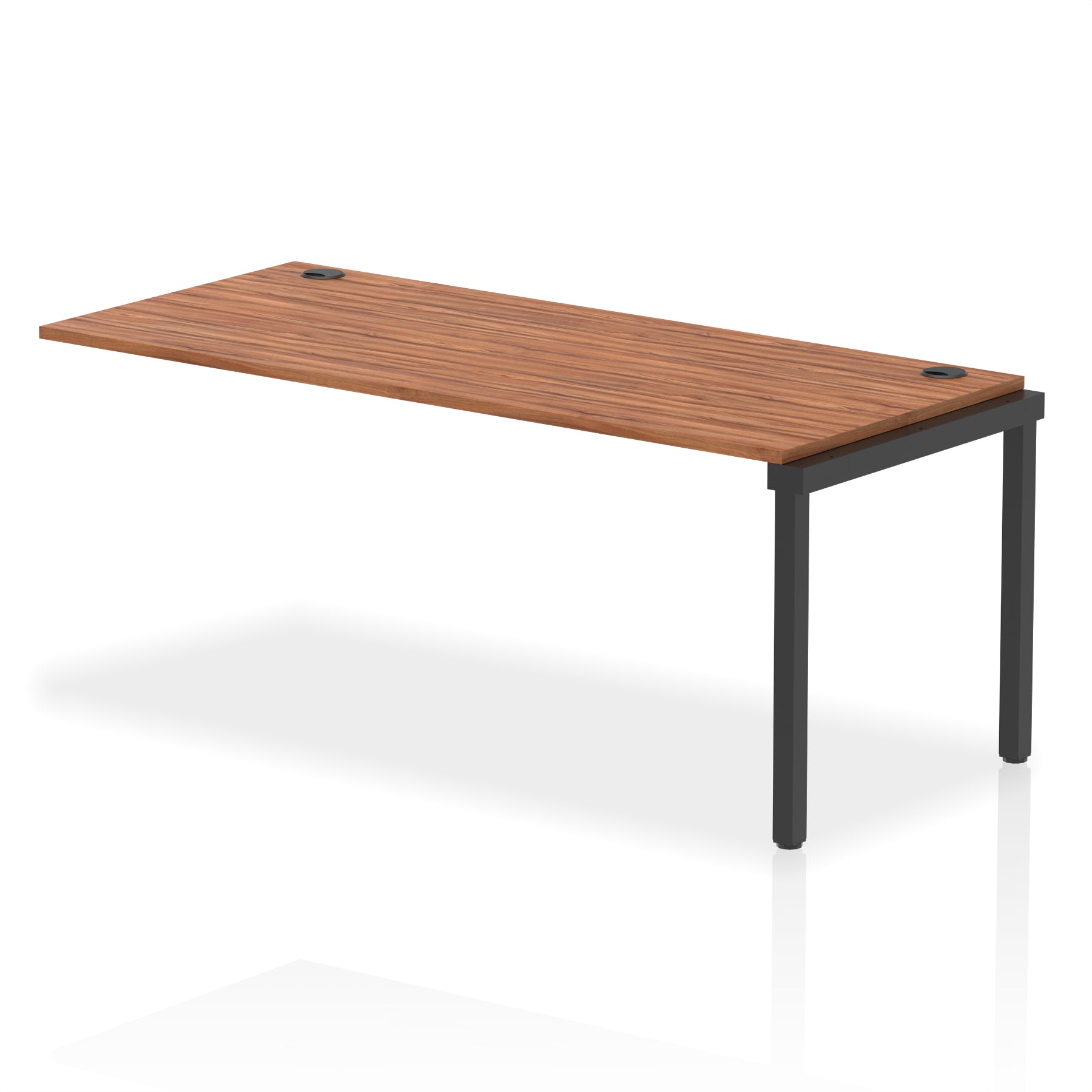 Impulse Single Row Bench Desk Extension Kit, 1200-1800mm, Multiple Desktop & Frame Colours, MFC, Self-Assembly, 10 Year Warranty