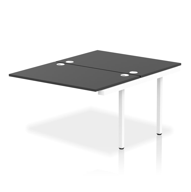 Impulse B2B 2 Person Bench Desk Extension Kit, 1200-1800mm Width, Multiple Colour & Frame Options, Durable MFC, 10 Year Warranty – Office Workstation, Self-Assembly