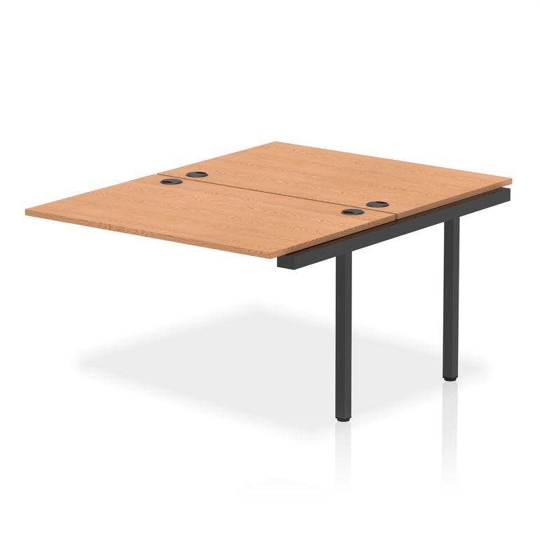 Impulse B2B 2 Person Bench Desk Extension Kit, 1200-1800mm Width, Multiple Colour & Frame Options, Durable MFC, 10 Year Warranty – Office Workstation, Self-Assembly