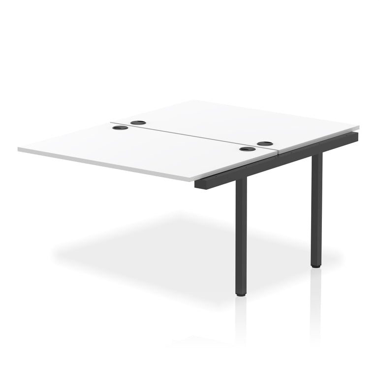 Impulse B2B 2 Person Bench Desk Extension Kit, 1200-1800mm Width, Multiple Colour & Frame Options, Durable MFC, 10 Year Warranty – Office Workstation, Self-Assembly