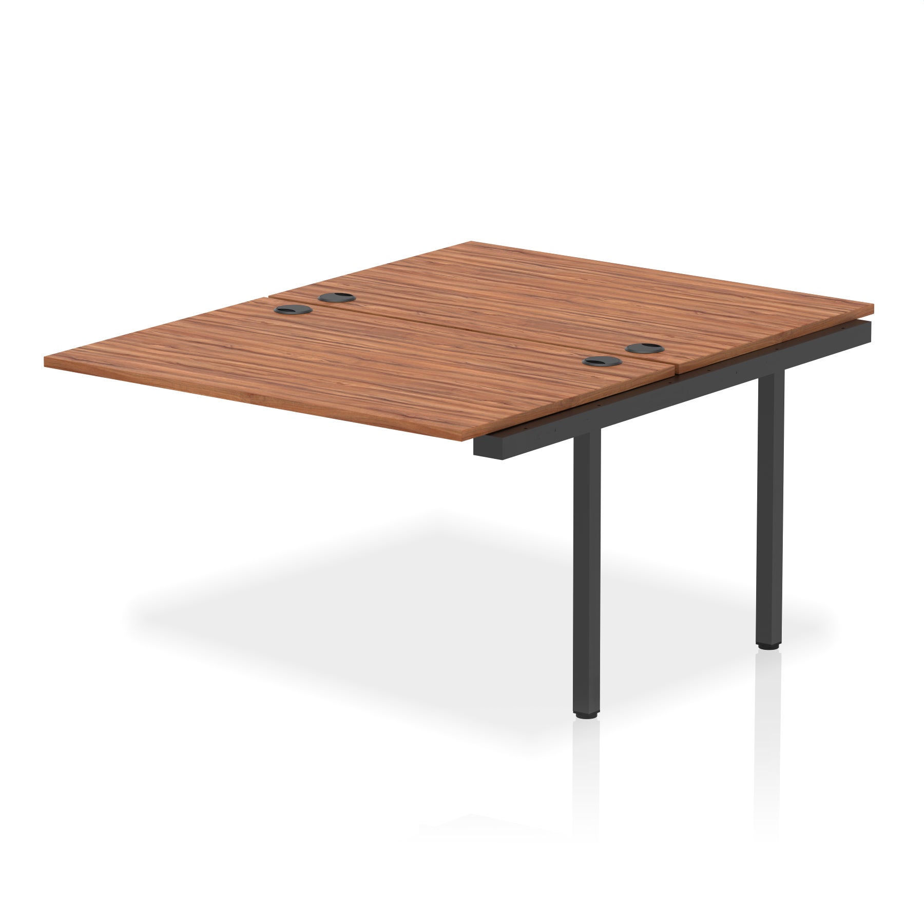 Impulse B2B 2 Person Bench Desk Extension Kit, 1200-1800mm Width, Multiple Colour & Frame Options, Durable MFC, 10 Year Warranty – Office Workstation, Self-Assembly