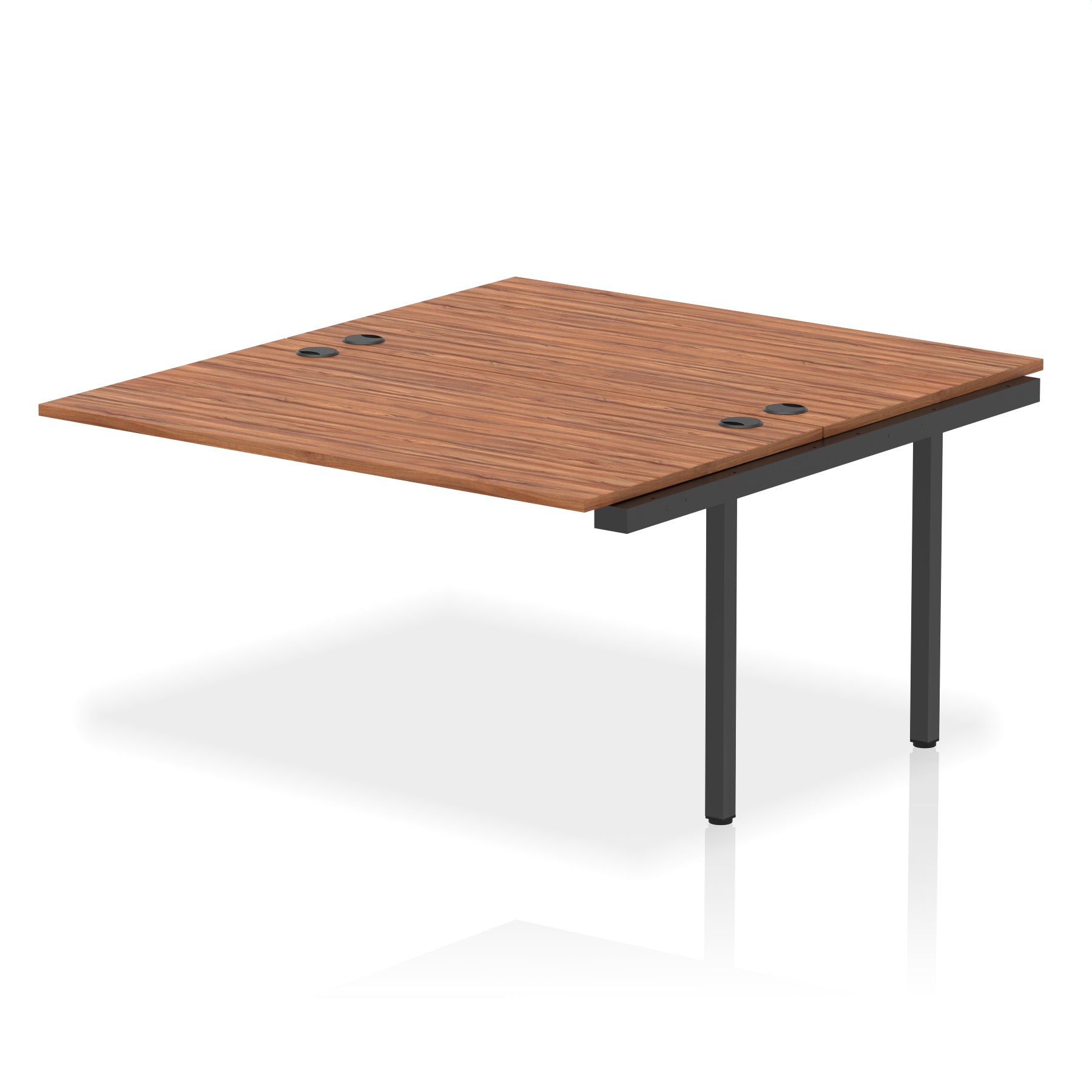 Impulse B2B 2 Person Bench Desk Extension Kit, 1200-1800mm Width, Multiple Colour & Frame Options, Durable MFC, 10 Year Warranty – Office Workstation, Self-Assembly