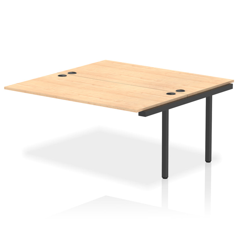 Impulse B2B 2 Person Bench Desk Extension Kit, 1200-1800mm Width, Multiple Colour & Frame Options, Durable MFC, 10 Year Warranty – Office Workstation, Self-Assembly