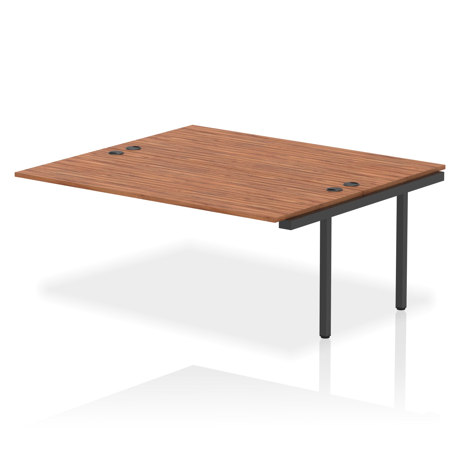 Impulse B2B 2 Person Bench Desk Extension Kit, 1200-1800mm Width, Multiple Colour & Frame Options, Durable MFC, 10 Year Warranty – Office Workstation, Self-Assembly