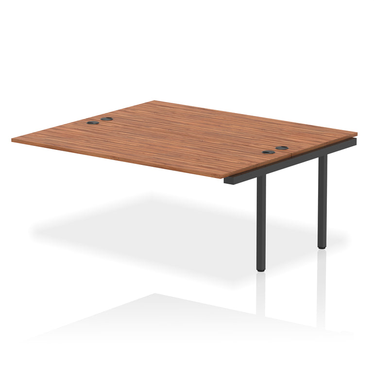 Impulse B2B 2 Person Bench Desk Extension Kit, 1200-1800mm Width, Multiple Colour & Frame Options, Durable MFC, 10 Year Warranty – Office Workstation, Self-Assembly