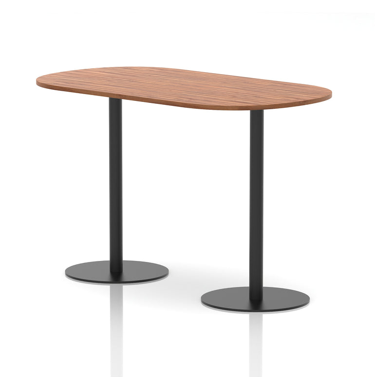 Italia Boardroom Table with Black Legs, Multiple Wood Finishes, 1800–2400mm Widths, 725/1145mm Heights, Durable MFC, Self-Assembly, 10 Year Warranty