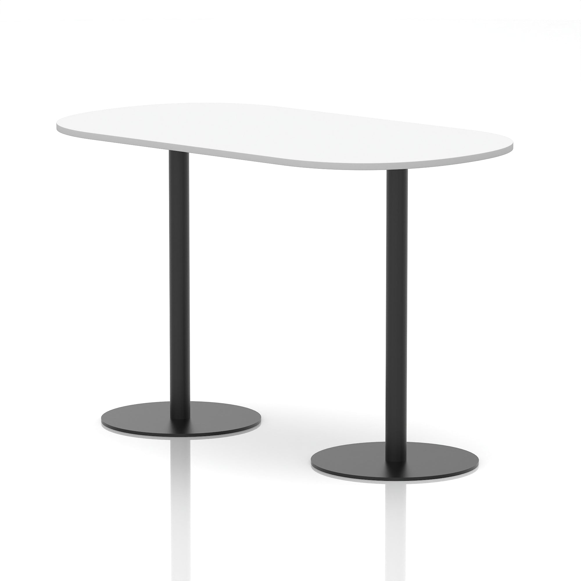 Italia Boardroom Table with Black Legs, Multiple Wood Finishes, 1800–2400mm Widths, 725/1145mm Heights, Durable MFC, Self-Assembly, 10 Year Warranty