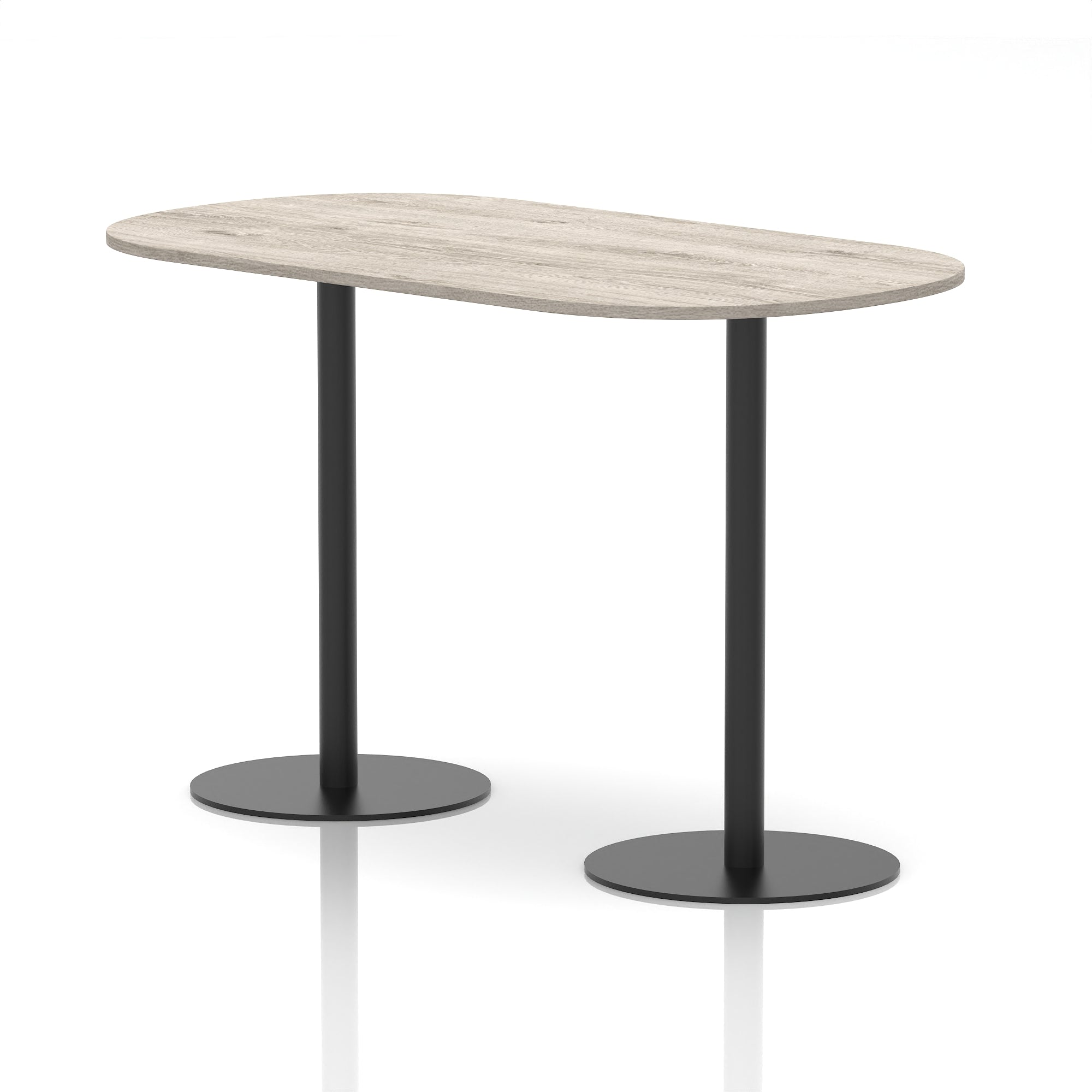 Italia Boardroom Table with Black Legs, Multiple Wood Finishes, 1800–2400mm Widths, 725/1145mm Heights, Durable MFC, Self-Assembly, 10 Year Warranty