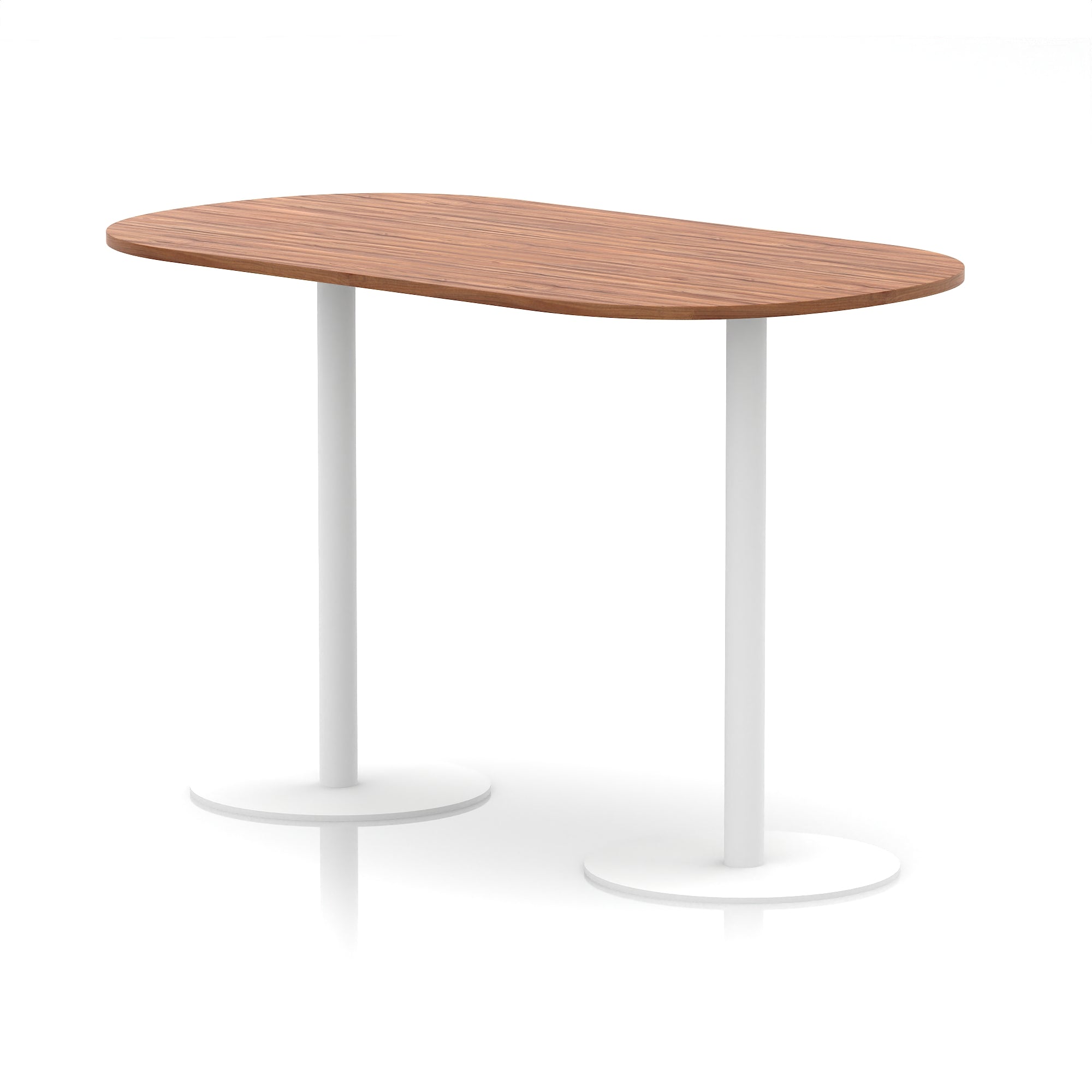 Italia Boardroom Table with White Legs, 1800–2400mm Width, Multiple Colours, Durable MFC, 10 Year Warranty, Self-Assembly – Modern Office Conference Meeting Table