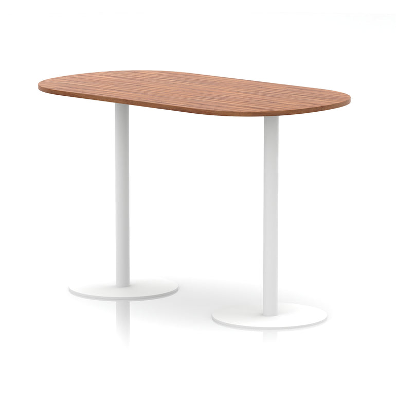 Italia Boardroom Table with White Legs, 1800–2400mm Width, Multiple Colours, Durable MFC, 10 Year Warranty, Self-Assembly – Modern Office Conference Meeting Table