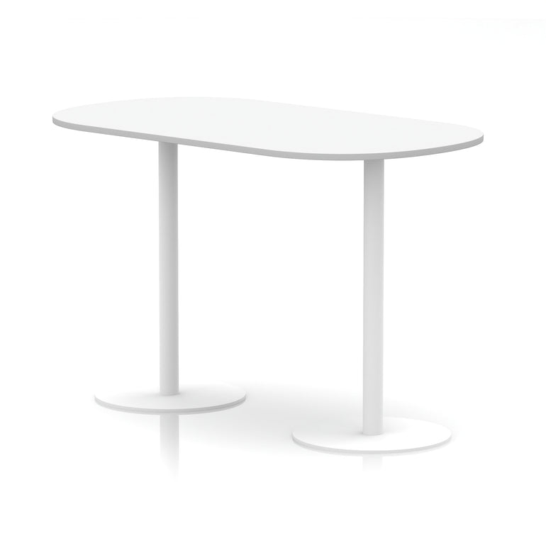 Italia Boardroom Table with White Legs, 1800–2400mm Width, Multiple Colours, Durable MFC, 10 Year Warranty, Self-Assembly – Modern Office Conference Meeting Table