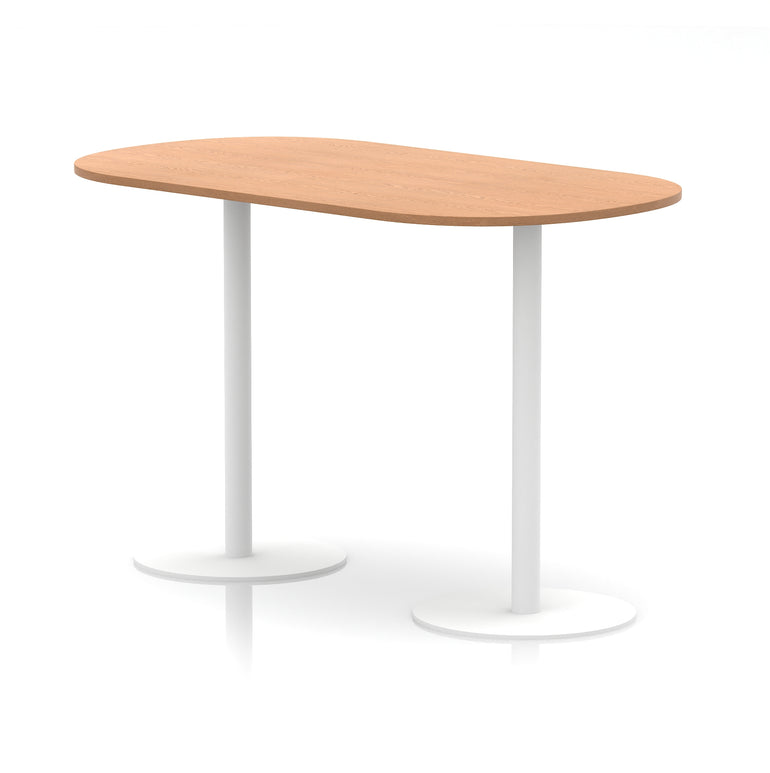 Italia Boardroom Table with White Legs, 1800–2400mm Width, Multiple Colours, Durable MFC, 10 Year Warranty, Self-Assembly – Modern Office Conference Meeting Table