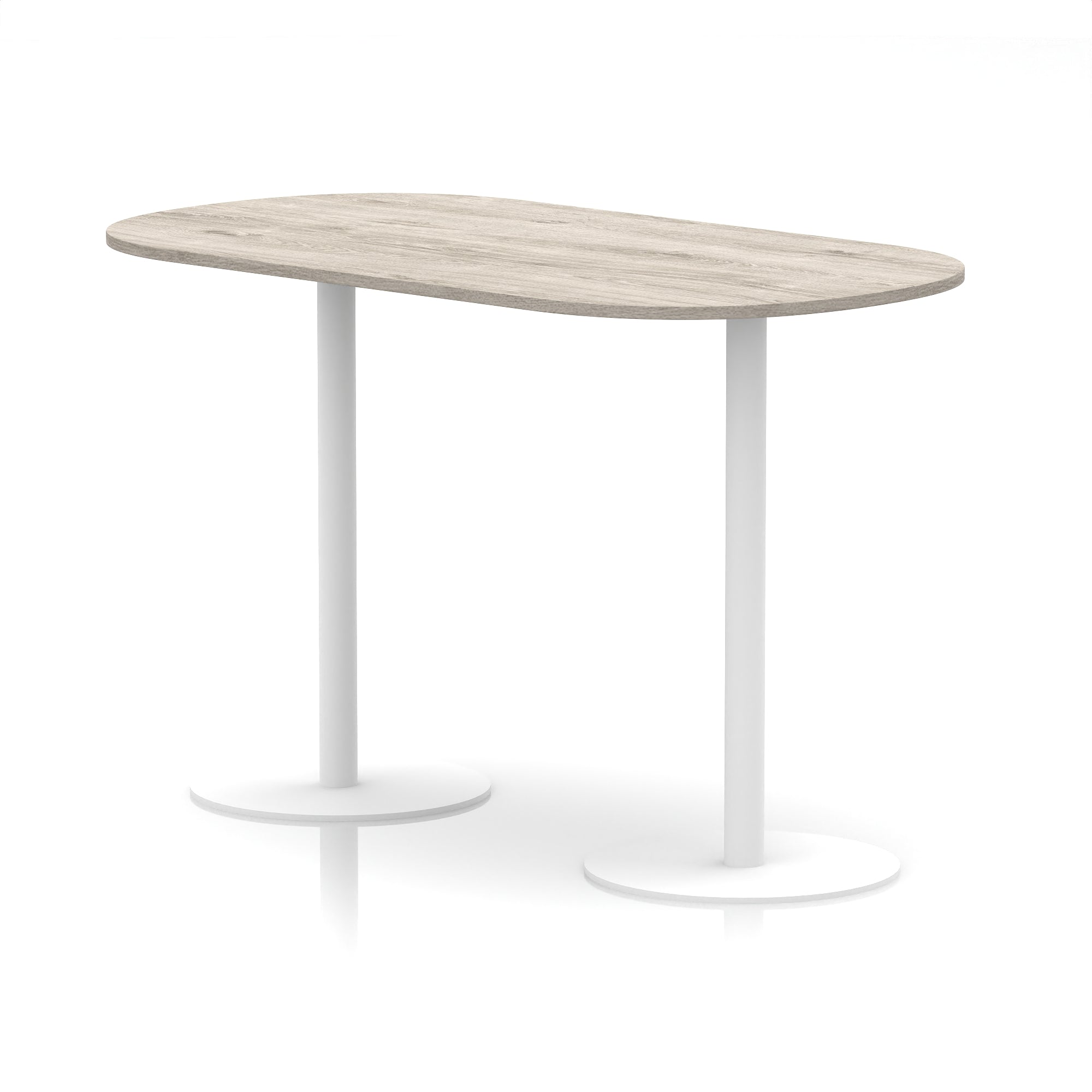 Italia Boardroom Table with White Legs, 1800–2400mm Width, Multiple Colours, Durable MFC, 10 Year Warranty, Self-Assembly – Modern Office Conference Meeting Table