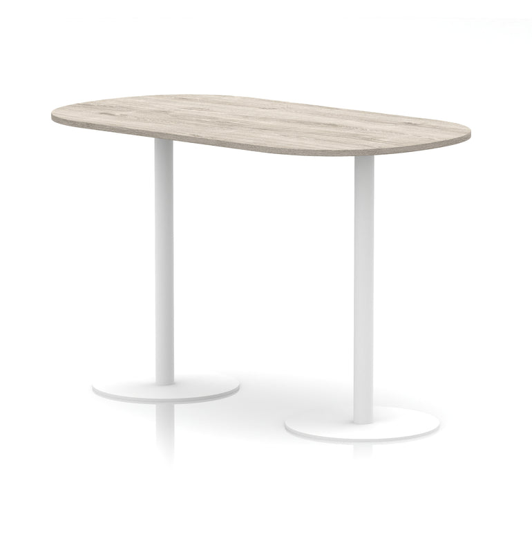 Italia Boardroom Table with White Legs, 1800–2400mm Width, Multiple Colours, Durable MFC, 10 Year Warranty, Self-Assembly – Modern Office Conference Meeting Table