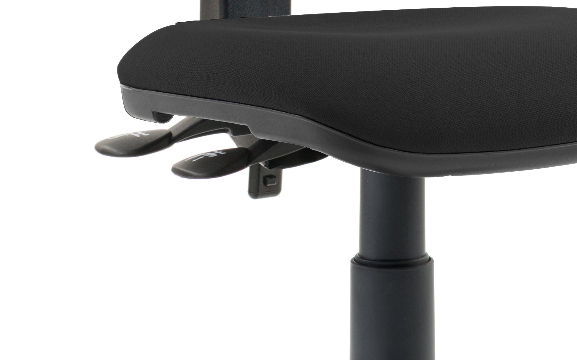 Luna II Ergonomic Task Operator Chair – Multiple Fabric Colours & Arm Options – Fabric & Nylon – Self-Assembly – 3 Year Mechanical Warranty