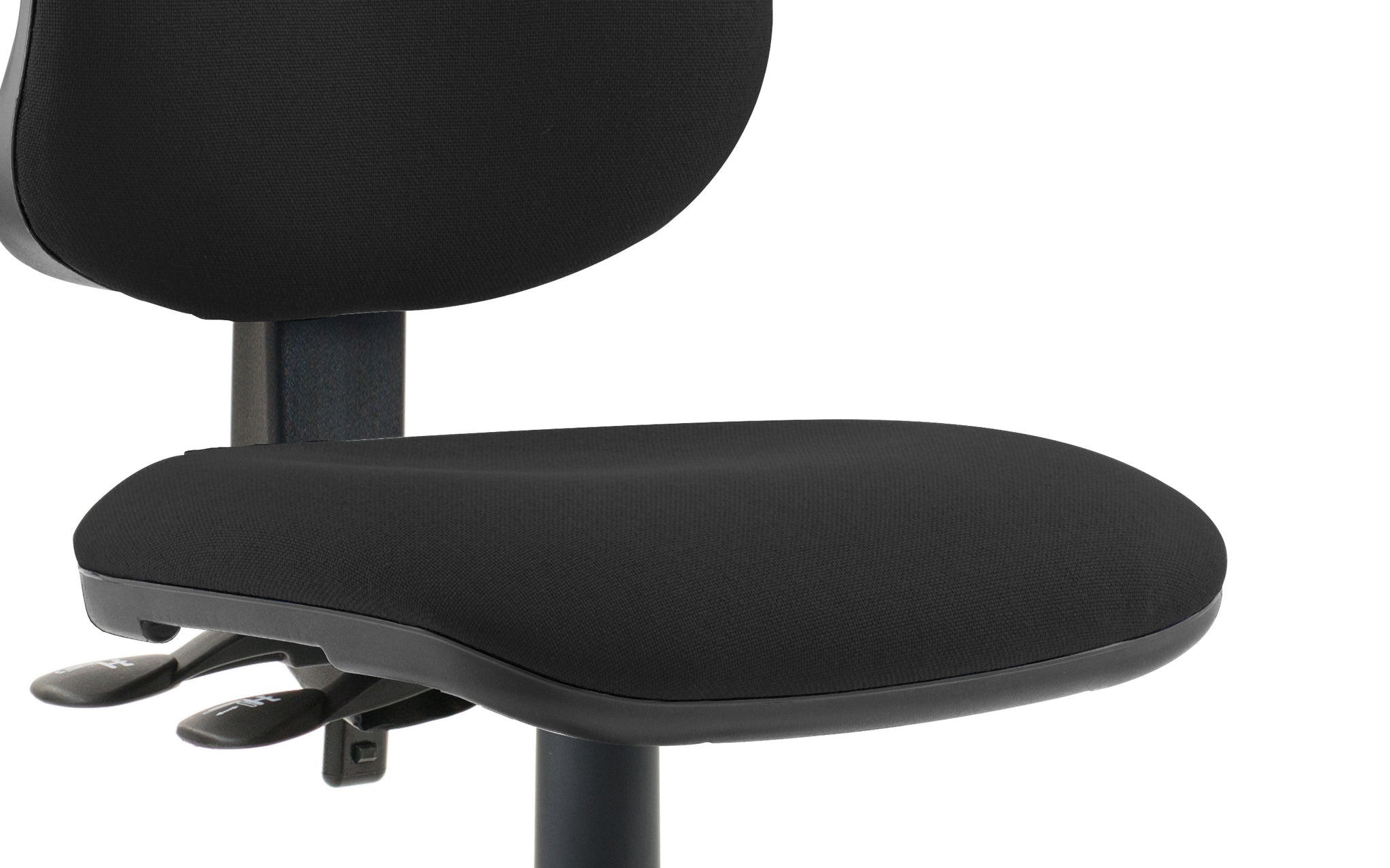 Luna II Ergonomic Task Operator Chair – Multiple Fabric Colours & Arm Options – Fabric & Nylon – Self-Assembly – 3 Year Mechanical Warranty