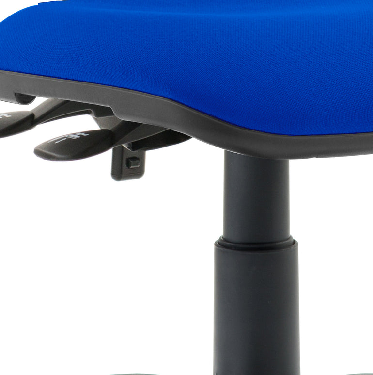 Luna II Ergonomic Task Operator Chair – Multiple Fabric Colours & Arm Options – Fabric & Nylon – Self-Assembly – 3 Year Mechanical Warranty